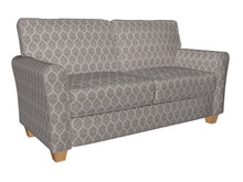 Load image into Gallery viewer, Essentials Upholstery Geometric Trellis Fabric Grey / CB800-50