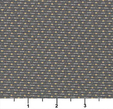 Load image into Gallery viewer, Essentials Mid Century Modern Geometric Gray Gold Dot Upholstery Fabric / Pewter