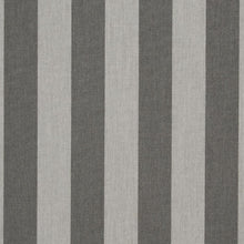 Load image into Gallery viewer, Essentials Outdoor Stain Resistant Upholstery Drapery Fabric Gray / Heather Stripe