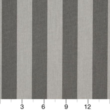 Load image into Gallery viewer, Essentials Outdoor Stain Resistant Upholstery Drapery Fabric Gray / Heather Stripe