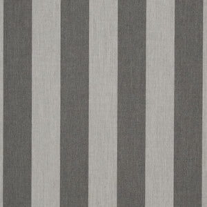 Essentials Outdoor Stain Resistant Upholstery Drapery Fabric Gray / Heather Stripe