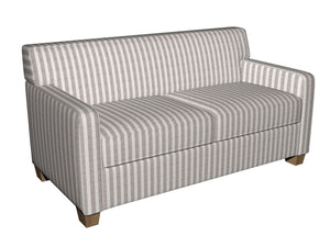 Essentials Upholstery Fabric Grey Ivory Stripe / CB800-52