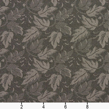 Load image into Gallery viewer, Essentials Crypton Upholstery Fabric Gray / Pewter Leaf