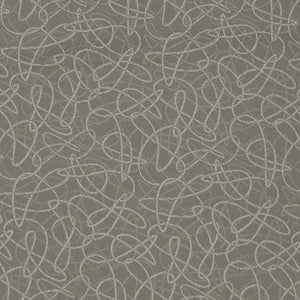 Essentials Stain Repellent Upholstery Fabric Gray / Squiggles Smoke