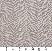 Load image into Gallery viewer, Essentials Chenille Gray White Animal Pattern Zebra Tiger Upholstery Fabric