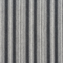 Load image into Gallery viewer, Essentials Gray White Black Upholstery Fabric / Sterling Stripe