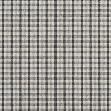 Load image into Gallery viewer, Essentials Gray White Plaid Upholstery Fabric / Sterling Check