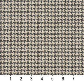 Essentials Gray White Upholstery Fabric / Sterling Houndstooth