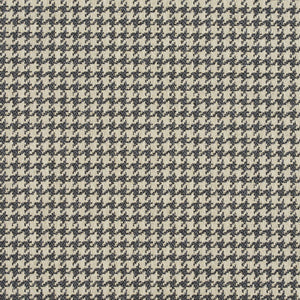 Essentials Gray White Upholstery Fabric / Sterling Houndstooth