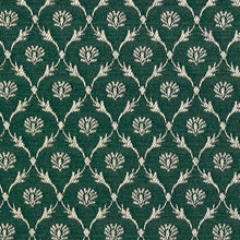 Load image into Gallery viewer, Essentials Heavy Duty Upholstery Fabric Green / Alpine Trellis