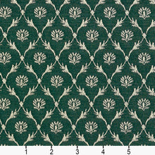 Load image into Gallery viewer, Essentials Heavy Duty Upholstery Fabric Green / Alpine Trellis