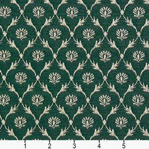 Essentials Heavy Duty Upholstery Fabric Green / Alpine Trellis