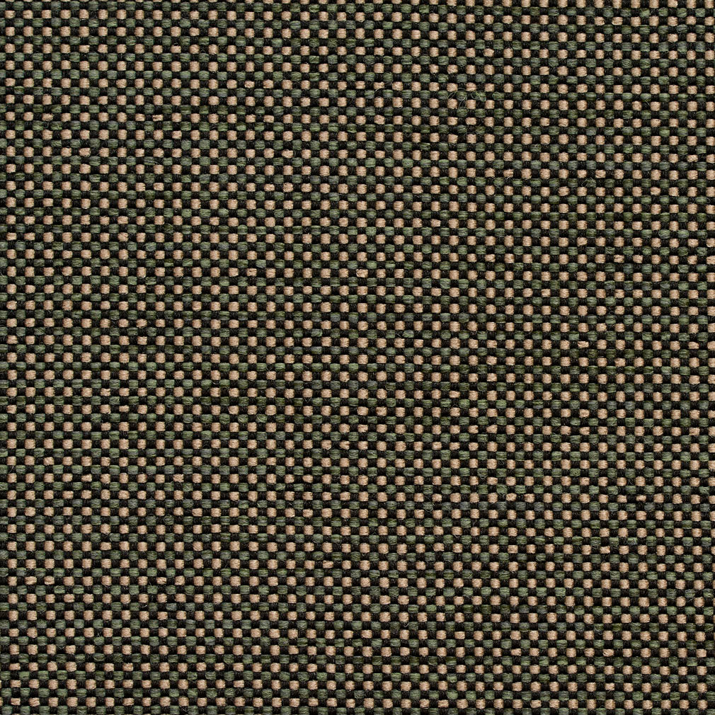 Essentials Heavy Duty Mid Century Modern Scotchgard Upholstery Fabric Green Beige Black / Alpine