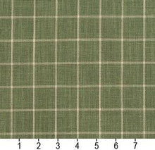 Load image into Gallery viewer, Essentials Green Beige Plaid Upholstery Drapery Fabric / Juniper Checkerboard