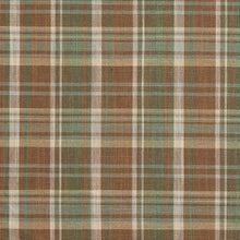 Load image into Gallery viewer, Essentials Green Brown Beige Checkered Upholstery Drapery Fabric / Juniper Plaid