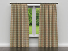 Load image into Gallery viewer, Essentials Green Brown Beige Checkered Upholstery Drapery Fabric / Juniper Plaid