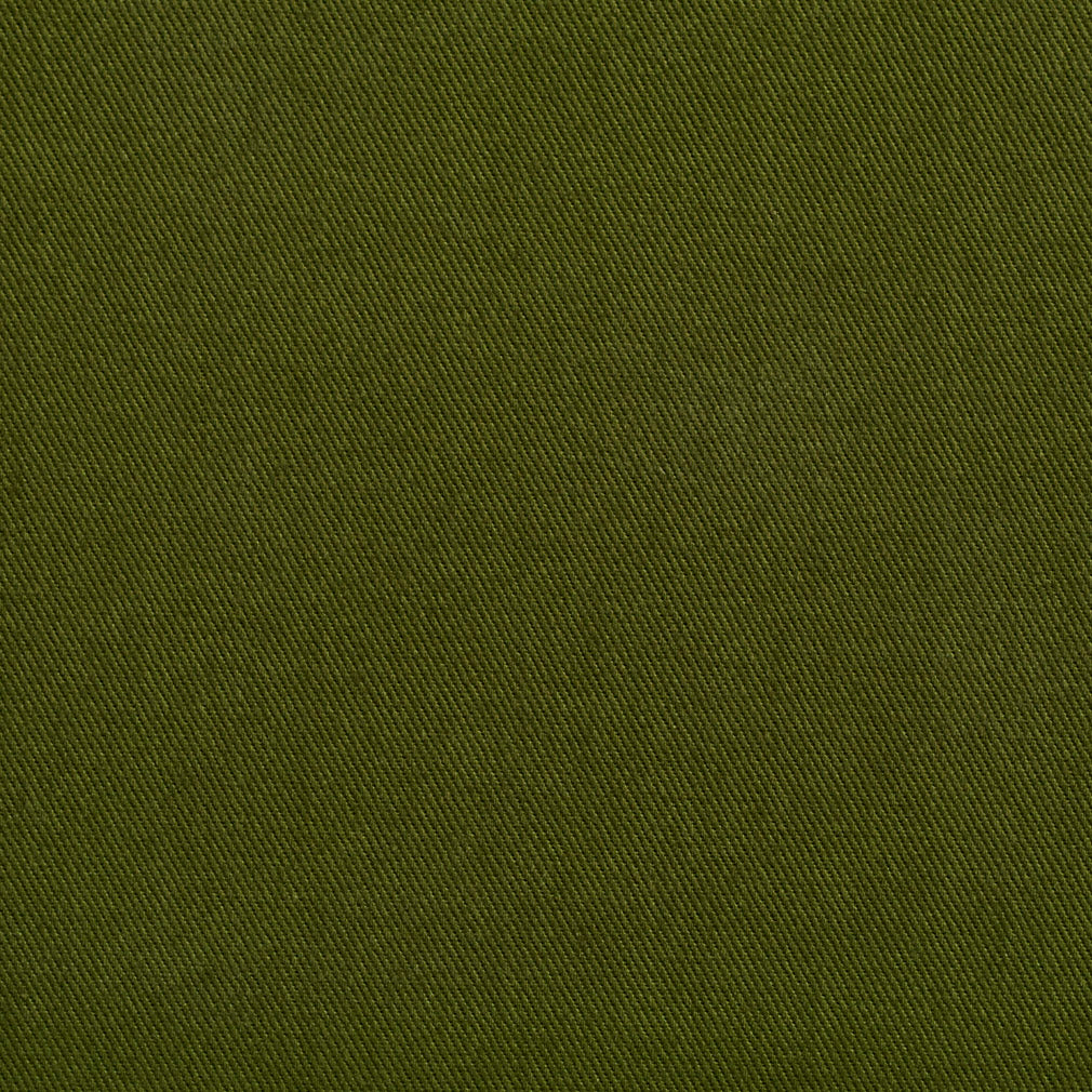 Essentials Cotton Twill Green Upholstery Fabric / Fern