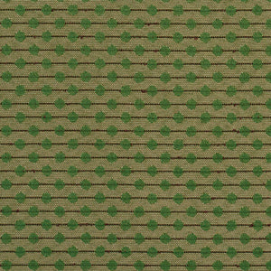 Essentials Heavy Duty Scotchgard Green Polka Dot Upholstery Fabric / Juniper