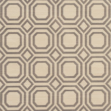 Load image into Gallery viewer, Essentials Upholstery Drapery Trellis Fabric Grey Tan / CB700-19