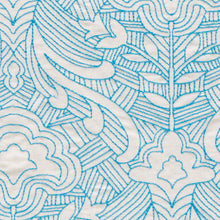 Load image into Gallery viewer, SCHUMACHER HENDRIX EMBROIDERY FABRIC / BLUE