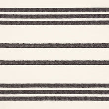 Load image into Gallery viewer, SCHUMACHER DUNE STRIPE FABRIC / BLACK
