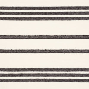 SCHUMACHER DUNE STRIPE FABRIC / BLACK