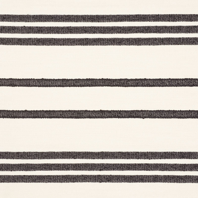 SCHUMACHER DUNE STRIPE FABRIC / BLACK