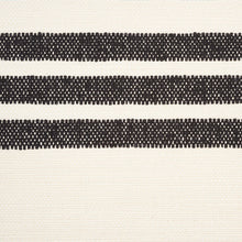Load image into Gallery viewer, SCHUMACHER DUNE STRIPE FABRIC / BLACK