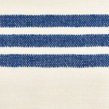 Load image into Gallery viewer, SCHUMACHER DUNE STRIPE FABRIC / BLUE