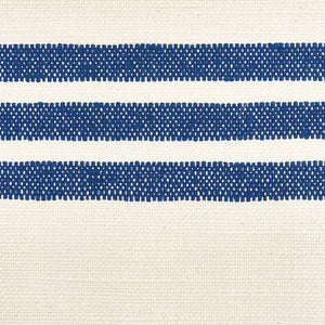 SCHUMACHER DUNE STRIPE FABRIC / BLUE
