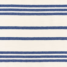 Load image into Gallery viewer, SCHUMACHER DUNE STRIPE FABRIC / BLUE