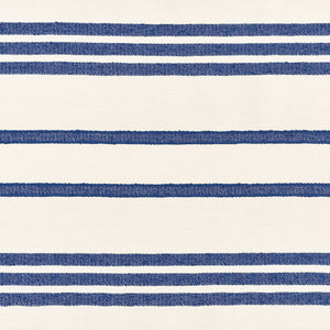 SCHUMACHER DUNE STRIPE FABRIC / BLUE