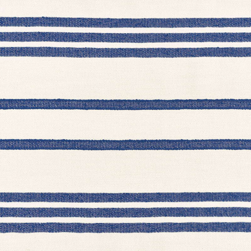 SCHUMACHER DUNE STRIPE FABRIC / BLUE