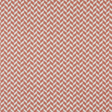 Load image into Gallery viewer, Essentials Heavy Duty Upholstery Herringbone Fabric / Coral White