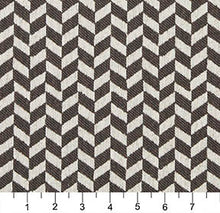 Load image into Gallery viewer, Essentials Heavy Duty Upholstery Herringbone Fabric / Dark Brown White