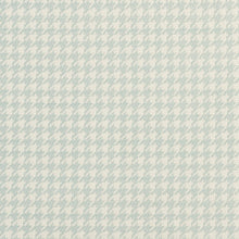 Load image into Gallery viewer, Essentials Upholstery Drapery Houndstooth Fabric / Aqua Blue