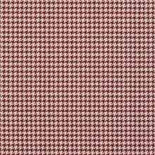 Load image into Gallery viewer, Essentials Heavy Duty Houndstooth Upholstery Drapery Fabric / Burgundy White