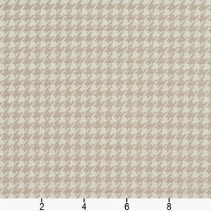 Essentials Houndstooth Check Taupe Beige Upholstery Fabric