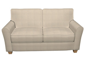 Essentials Houndstooth Check Taupe Beige Upholstery Fabric