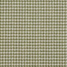 Load image into Gallery viewer, Essentials Heavy Duty Houndstooth Upholstery Drapery Fabric / Olive Green White