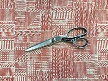 Load image into Gallery viewer, Pollack Helsinki Red Beige Abstract Scandinavian Upholstery Drapery Fabric