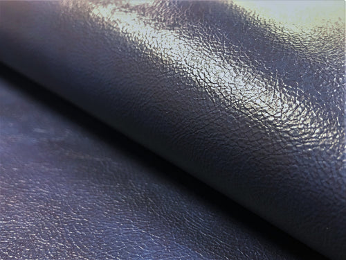 Commercial Heavy Duty Indigo Navy Blue Vegan Faux Leather Upholstery Vinyl