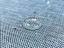 Load image into Gallery viewer, Designer Water &amp; Stain Resistant Navy Blue Grey MCM Tweed Upholstery Fabric