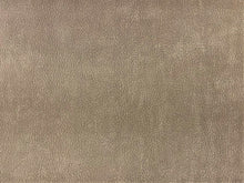 Load image into Gallery viewer, Architex Ultraposh Water &amp; Stain Resistant Heavy Duty Fade Resistant Taupe Brown Textured Faux Leather MCM Mid Century Modern Suede Upholstery Fabric