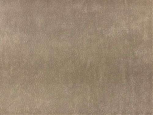 Architex Ultraposh Water & Stain Resistant Heavy Duty Fade Resistant Taupe Brown Textured Faux Leather MCM Mid Century Modern Suede Upholstery Fabric
