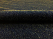 Load image into Gallery viewer, 1.75 Yd Designer Water &amp; Stain Resistant Navy Blue Genuine Mohair Velvet Upholstery Fabric