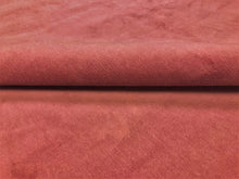 Load image into Gallery viewer, Designer Water &amp; Stain Resistant Rose Mauve Velvet Upholstery Fabric