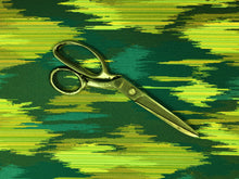 Load image into Gallery viewer, Brentano Isla Lagune Teal Green Yellow Sunbrella Upholstery Drapery Fabric WHS 5170