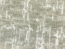 Load image into Gallery viewer, Heavy Duty Abstract Textured Cut Velvet Mocha Brown Gray Taupe Silver Gray MCM Upholstery Fabric