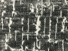 Load image into Gallery viewer, Heavy Duty Abstract Textured Cut Velvet Dark Gray Slate Gray Blue Gray Charcoal Gray MCM Upholstery Fabric